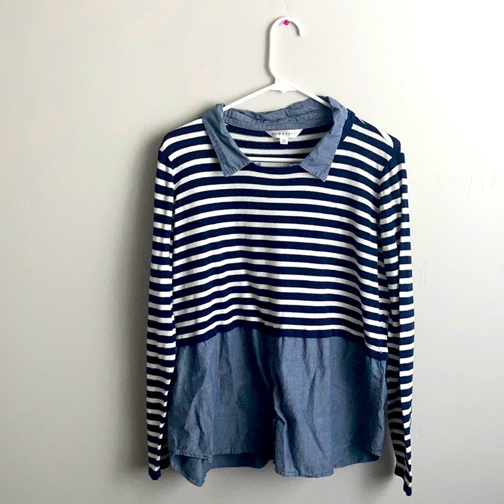 DOWNEAST long sleeve blouse